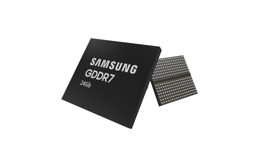 Samsung Unveils 24Gb GDDR7 DRAM for Next-Gen AI Computing